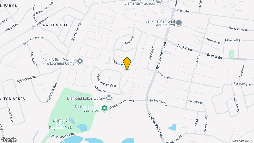 4523 Frank Warren Dr Map and Location Details