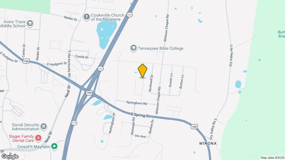 513 Cottage Wy Map and Location Details