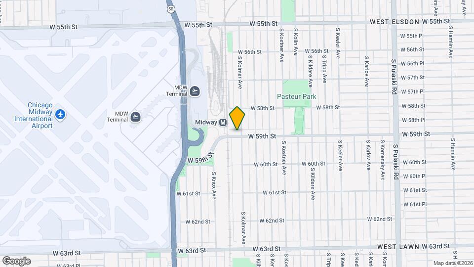 4540 W 59th St, Unit Midway Map and Location Details