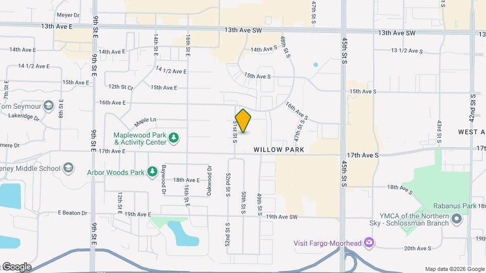 1632 51st St S Map and Location Details