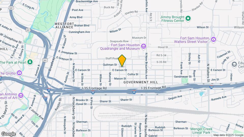 711 E Carson St Map and Location Details