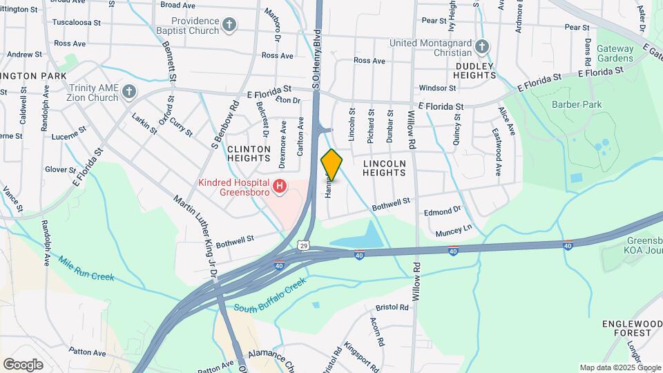 1723 Hannaford Rd Map and Location Details