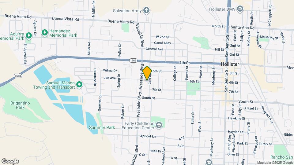 634 Line St Map and Location Details