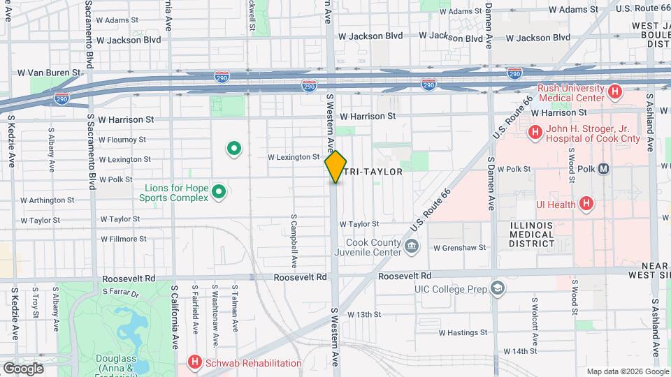 821 S Western Ave, Unit 2 Mapa y Detalles de la Ubicación