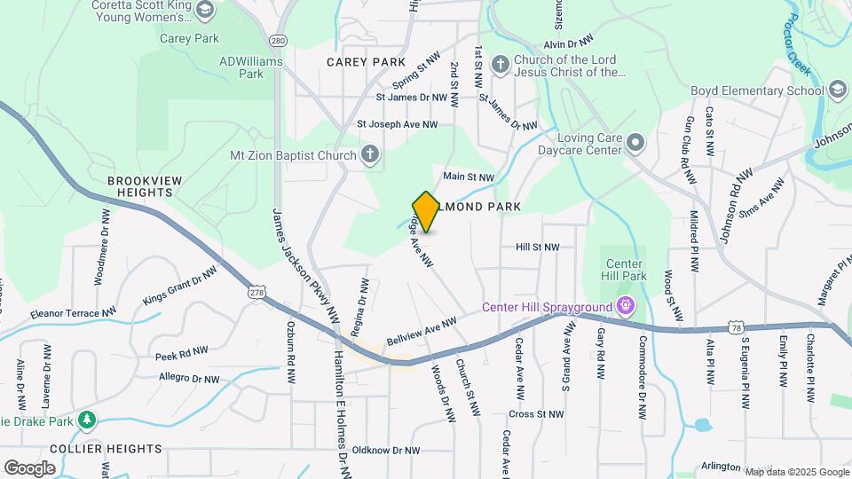 915 Ridge Ave NW Map and Location Details