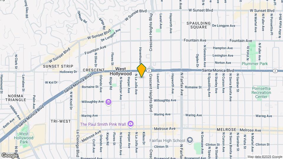 1027 Havenhurst Dr Mapa y Detalles de la Ubicación