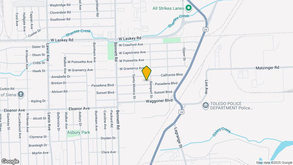 244 Pasadena Blvd Map and Location Details