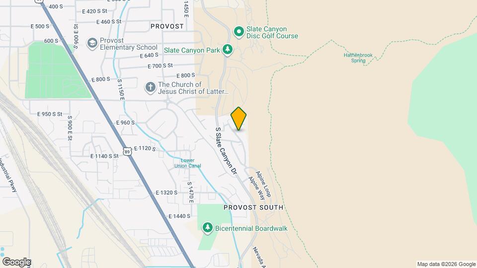 1061 Canyon Meadow Dr Map and Location Details