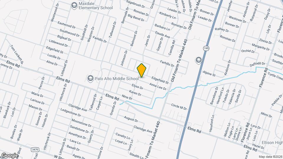 1301 Anna Lee Dr Map and Location Details