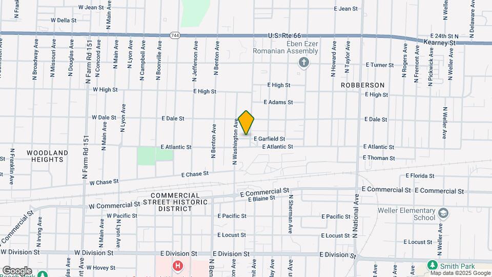 678 E Garfield St Map and Location Details