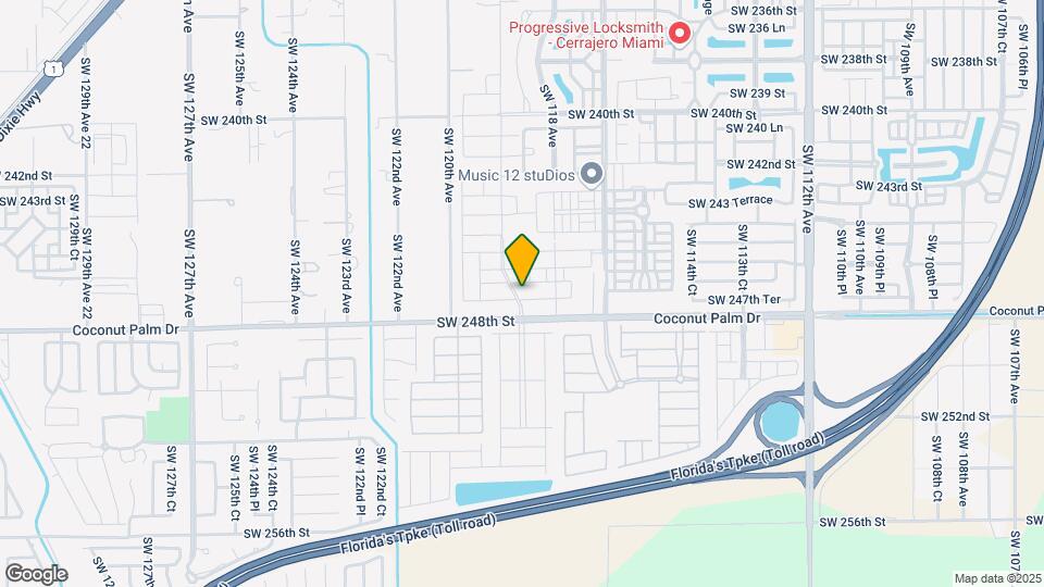 11879 SW 247th Ter Map and Location Details