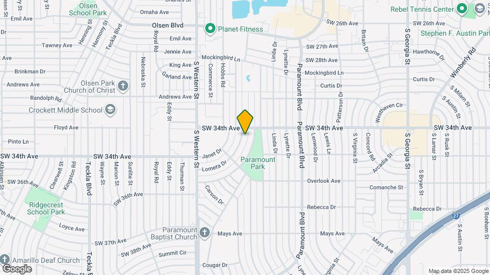 3407 Lometa Dr Map and Location Details