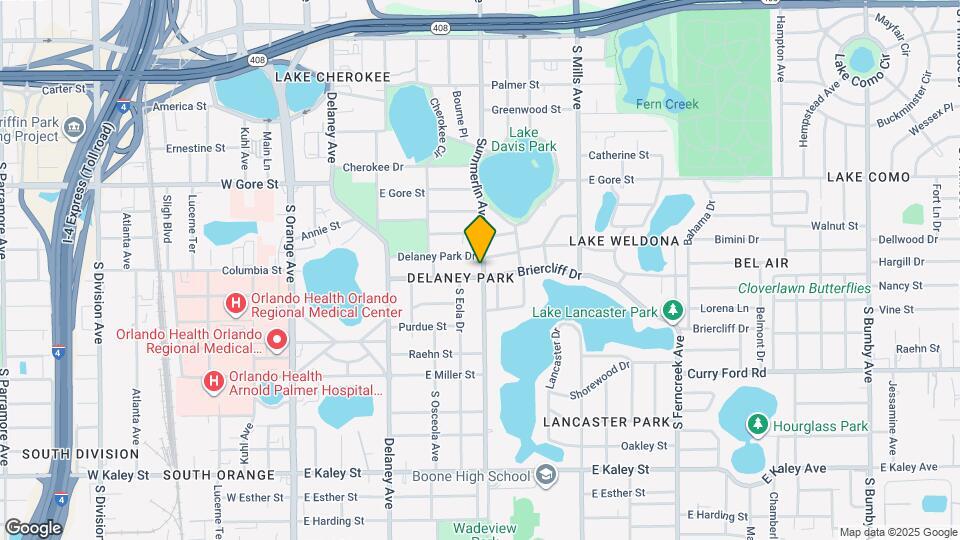 1134 S Summerlin Ave Map and Location Details