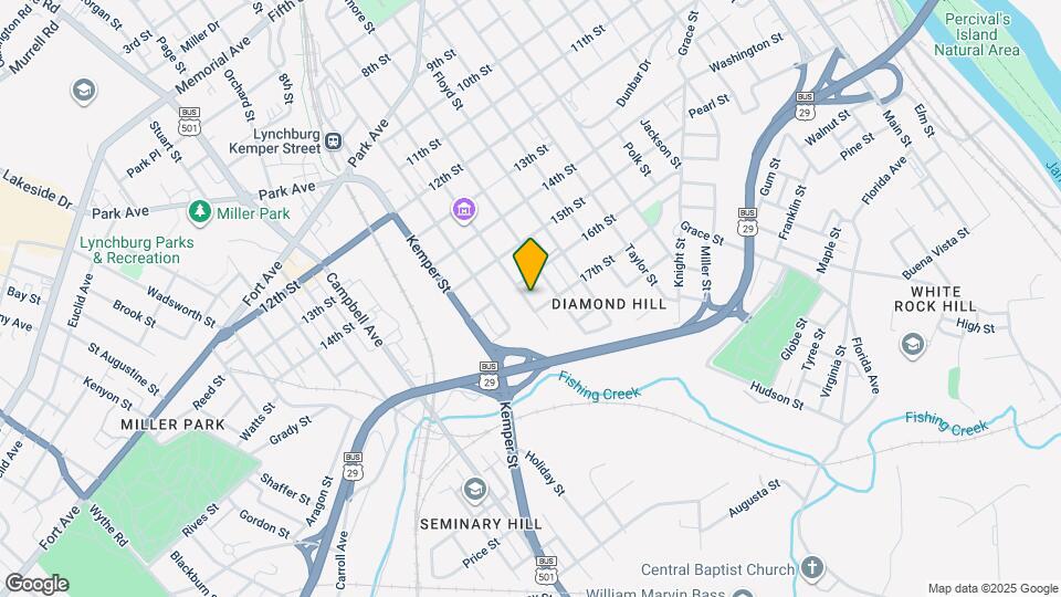 1612 Pierce St Map and Location Details