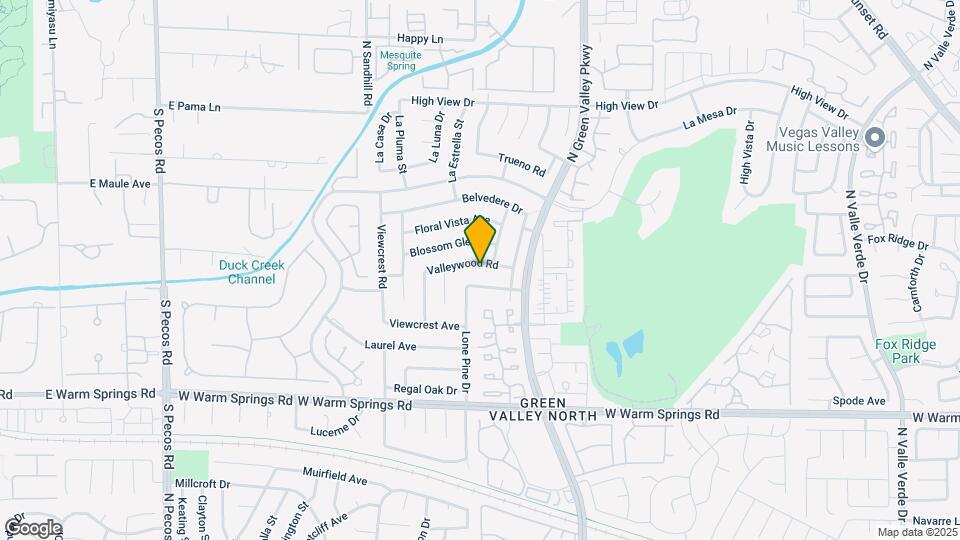 3115 Valleywood Rd Map and Location Details