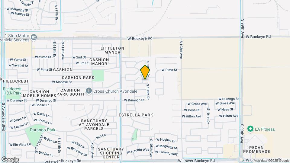 10520 W Mohave St Map and Location Details