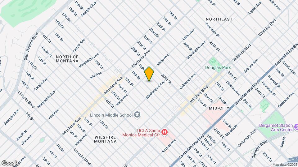 927 18th St Map and Location Details