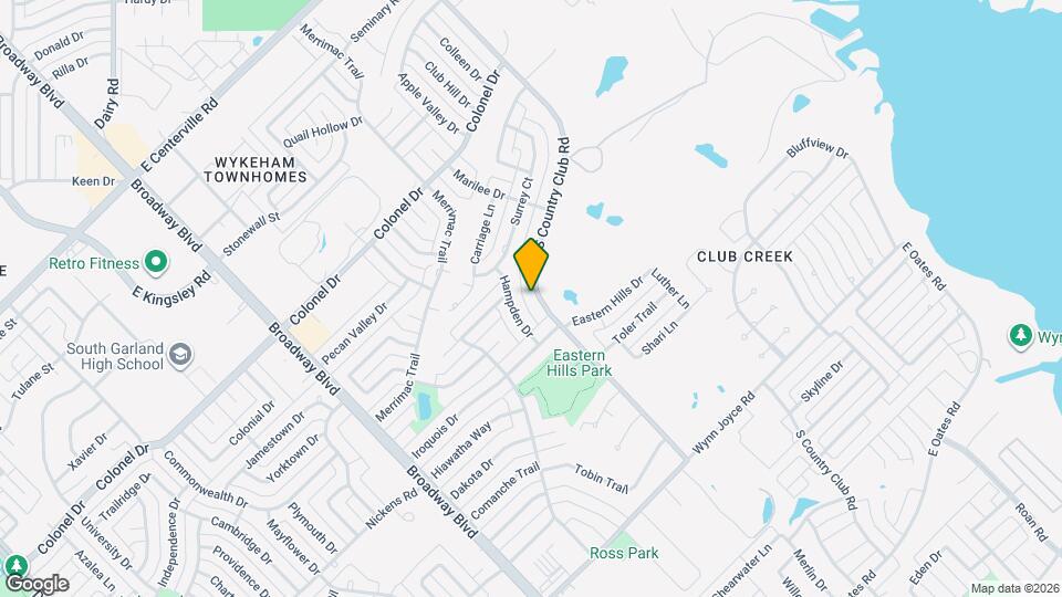 3309 S Country Club Rd Map and Location Details