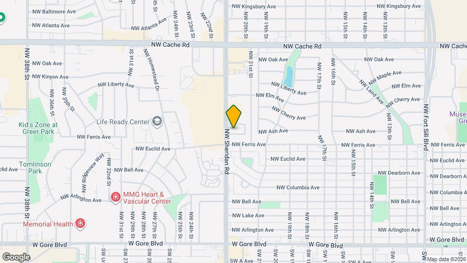 2209 NW Crosby Ave Map and Location Details