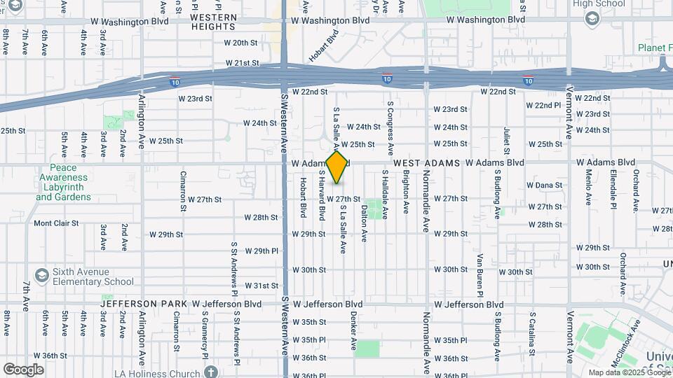 2641 S La Salle Ave Mapa y Detalles de la Ubicación