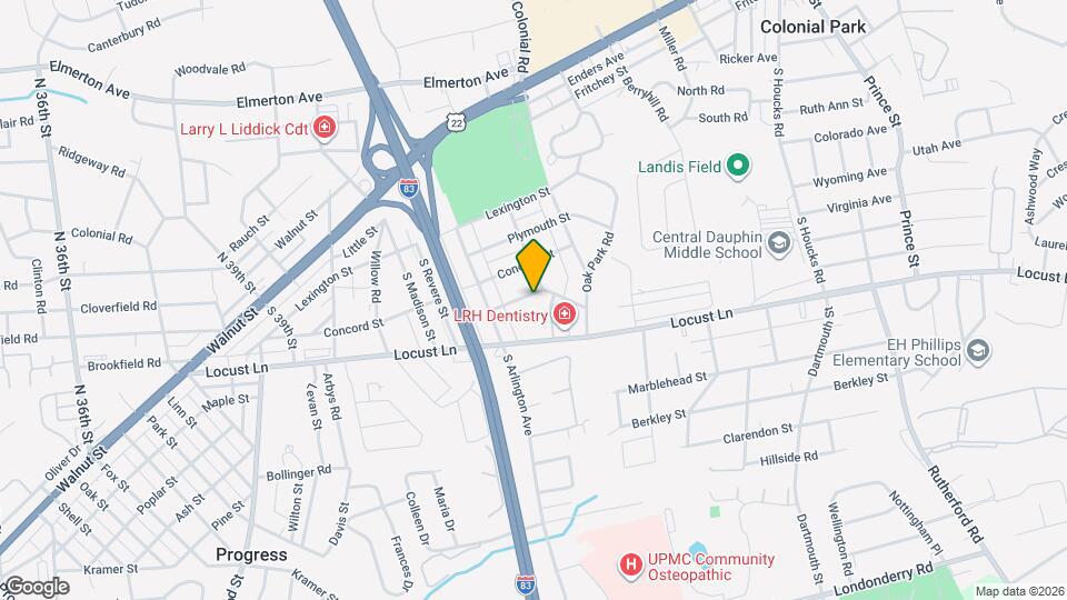 4227 Cambridge St Map and Location Details