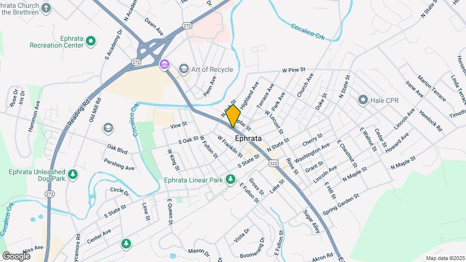 216 W Main St, Unit Apt 1 Map and Location Details