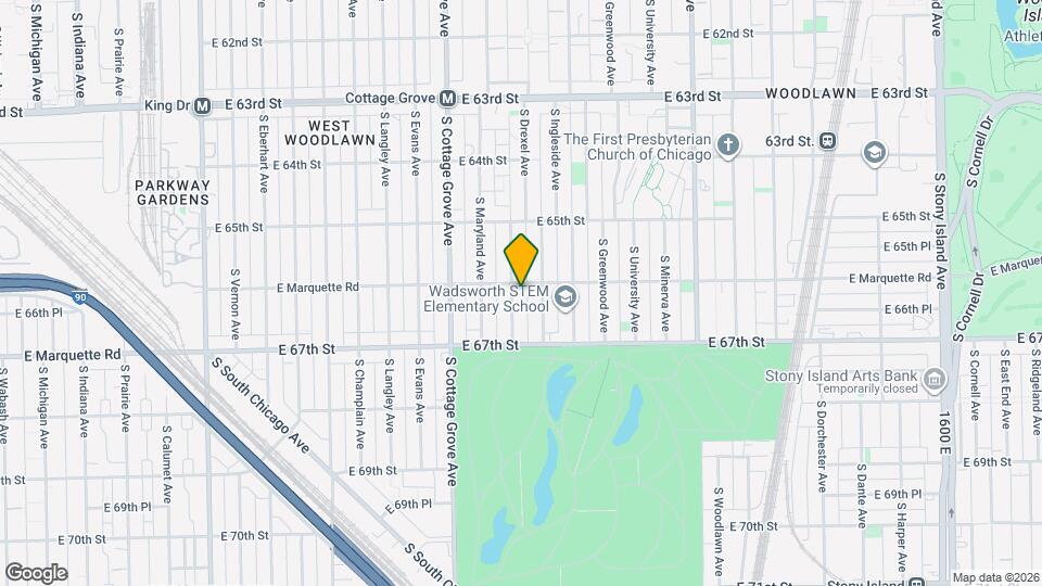 6609 S Drexel Ave Map and Location Details