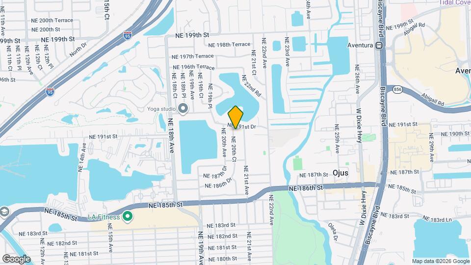 19091 NE 20th Ct Map and Location Details