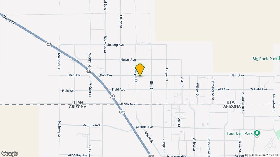 985 W Utah Ave Map and Location Details