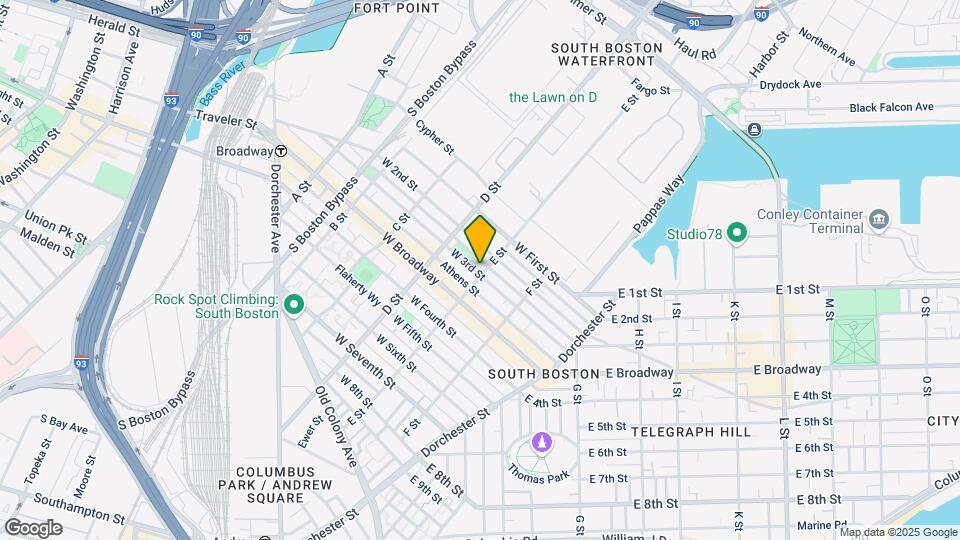 352 E St Mapa y Detalles de la Ubicación