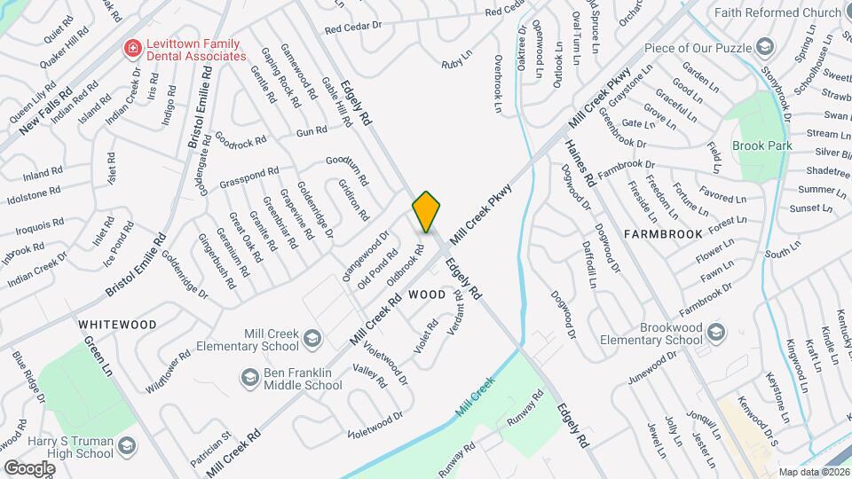 62 Oldbrook Rd Map and Location Details