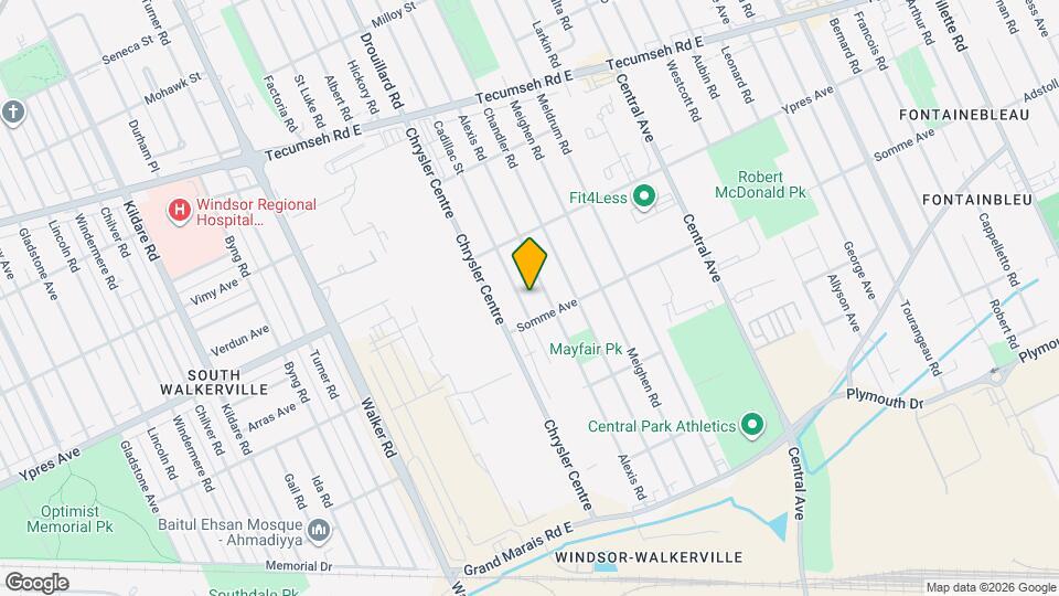 2470 Cadillac St Map and Location Details