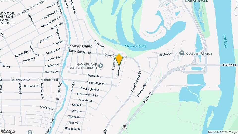 2046 Shadywood Ln Map and Location Details