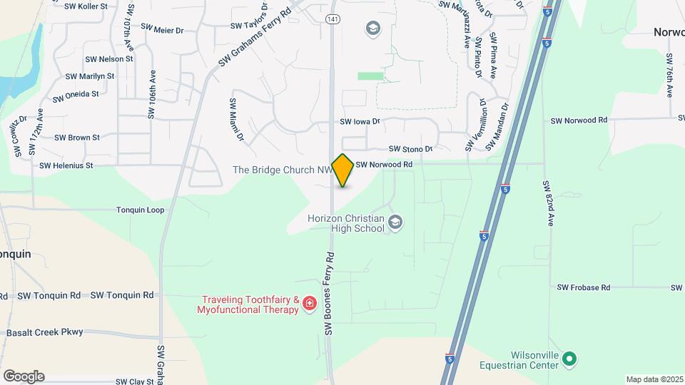 23170 SW Boones Ferry Rd Map and Location Details
