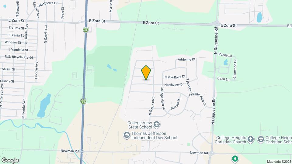 3509 Northview Dr Map and Location Details