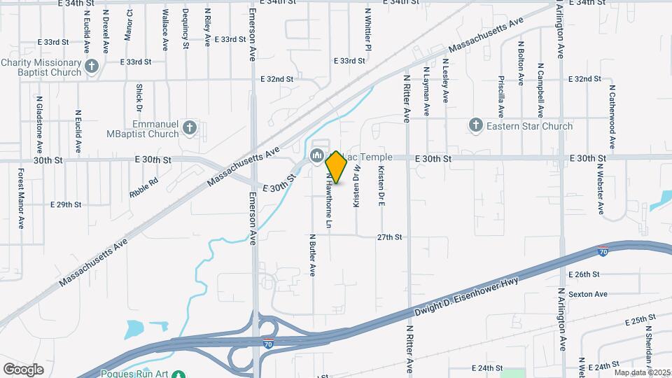 2811 N Hawthorne Ln Map and Location Details