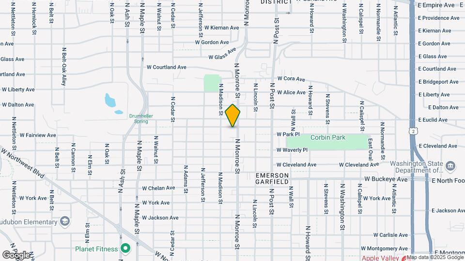 1007 W Frederick Ave Mapa y Detalles de la Ubicación