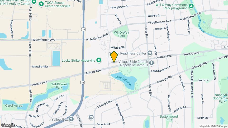 1440 Briarwood Dr Mapa y Detalles de la Ubicación