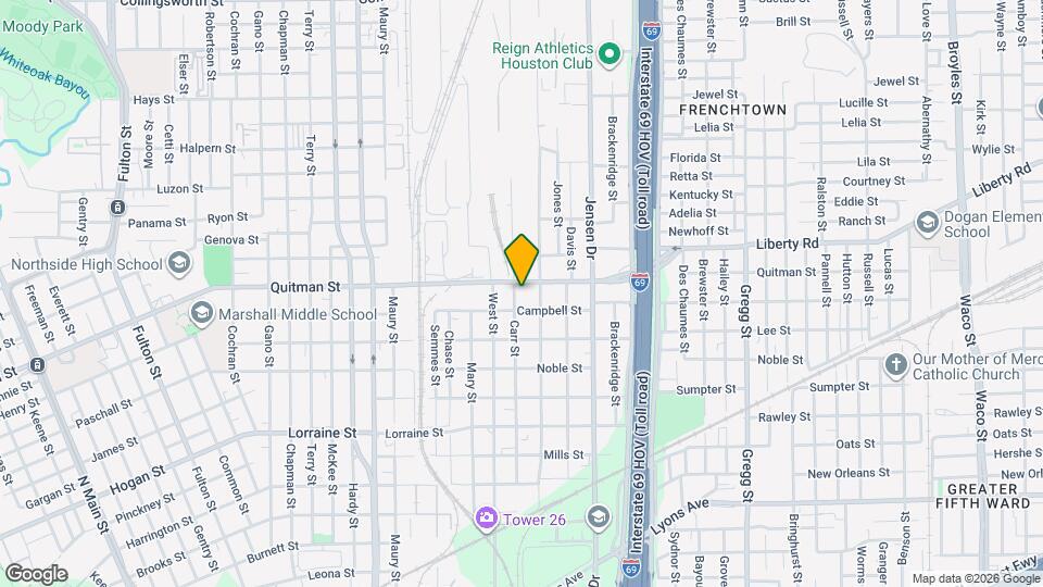 2314 Carr St Map and Location Details