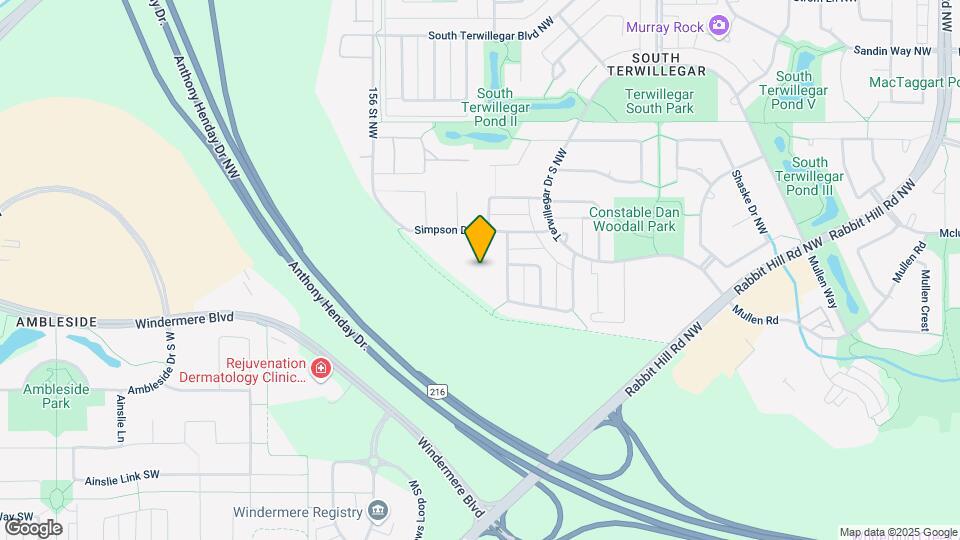 9357 Simpson Dr NW Map and Location Details