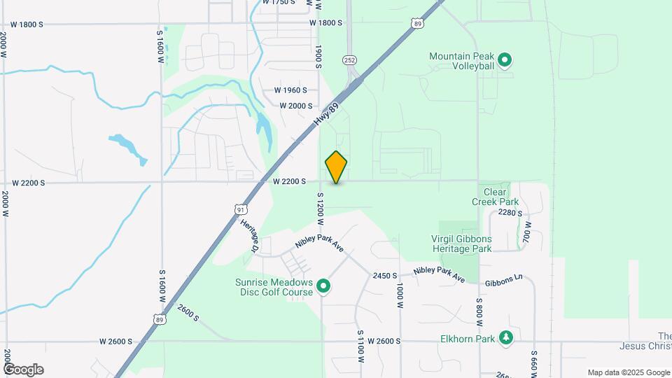 2211 S 1150 W Map and Location Details