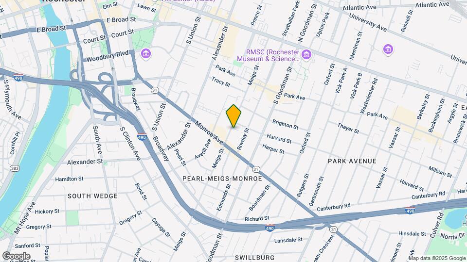 316 Meigs St Mapa y Detalles de la Ubicación