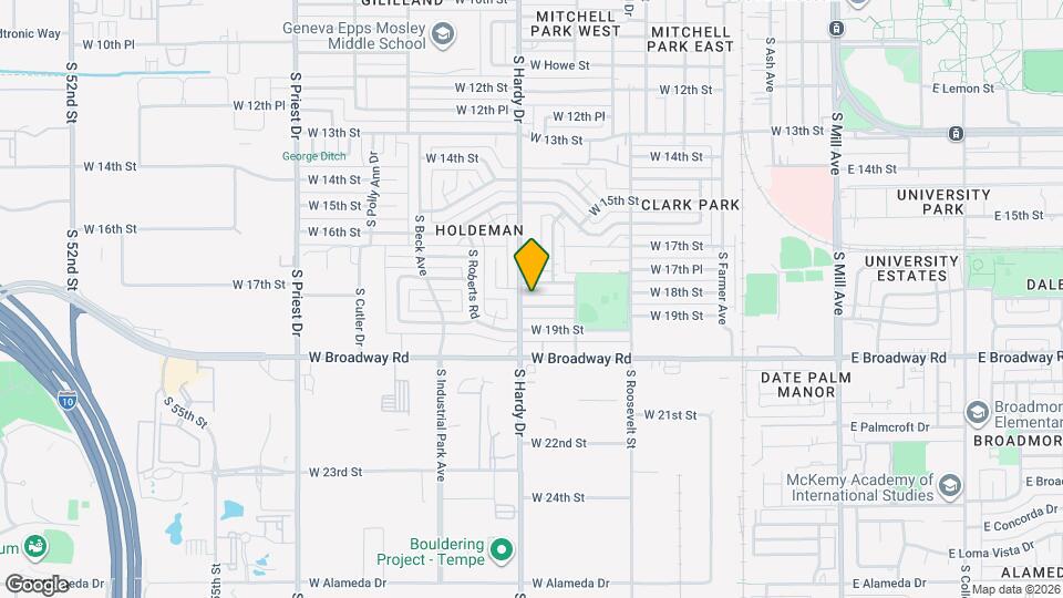 822 W 18th St Map and Location Details