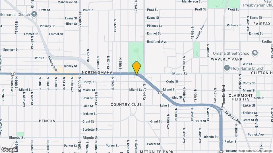5223-5225 NW Radial Hwy Map and Location Details