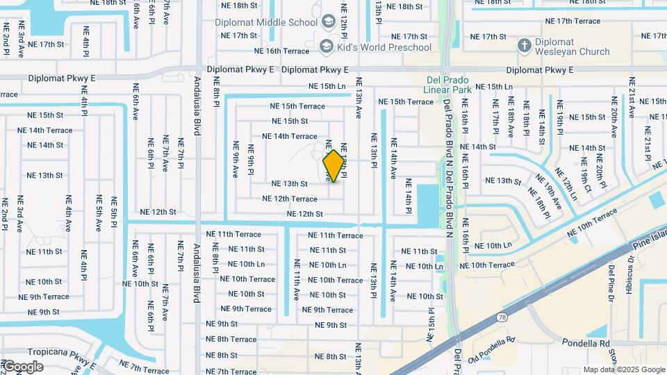 1225 NE 12th Ave Map and Location Details