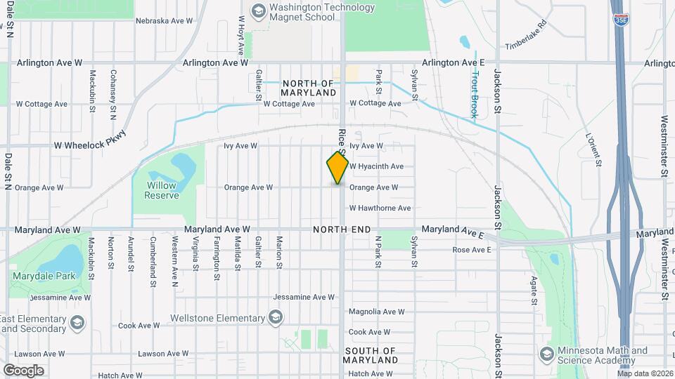1257 Rice St, Unit 1 Mapa y Detalles de la Ubicación