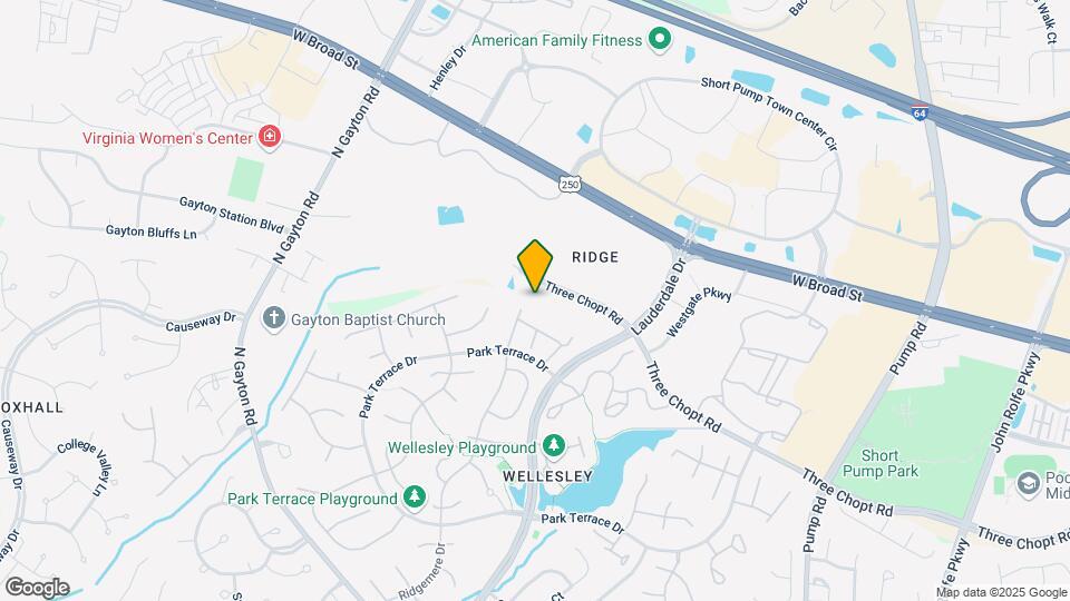 Everleigh Short Pump 55+ Active Adult Apartment Homes Map and Location Details