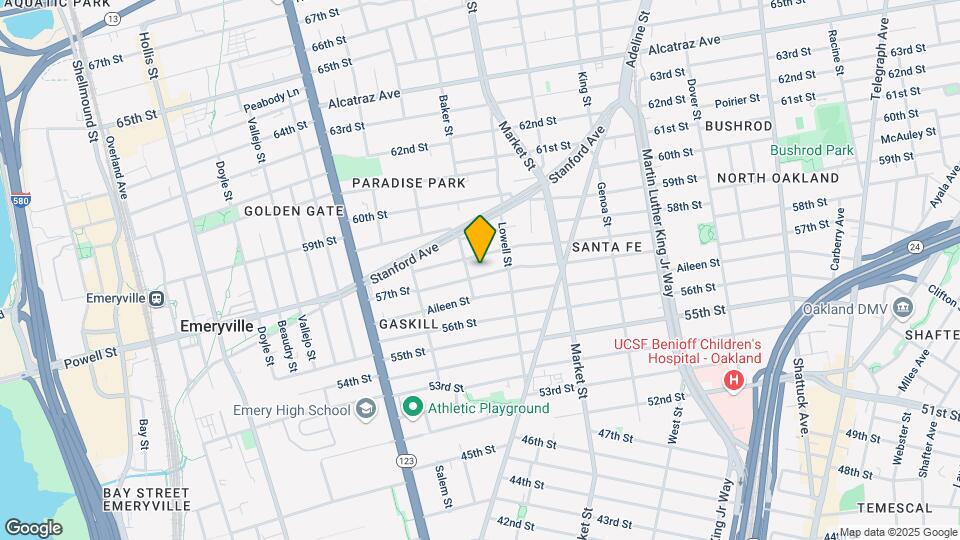 984 57th St Map and Location Details