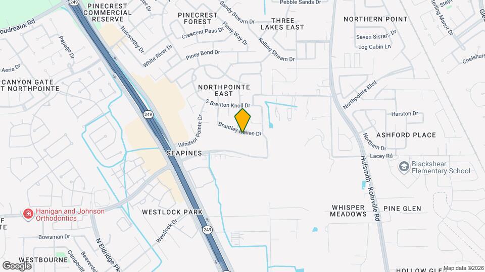 11911 Brantley Haven Dr Map and Location Details