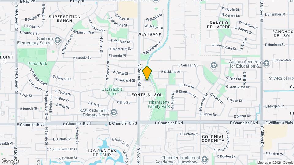 2051 E Carla Vista Dr Map and Location Details